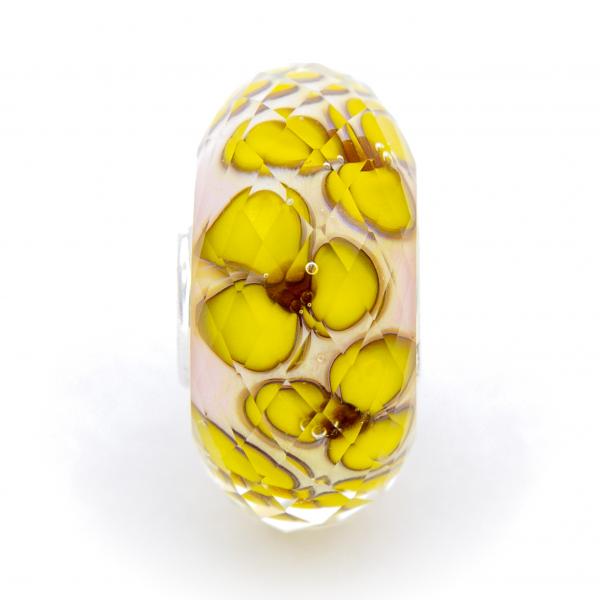 Sunny Fieldstone Fractal - Elfbeads Glas